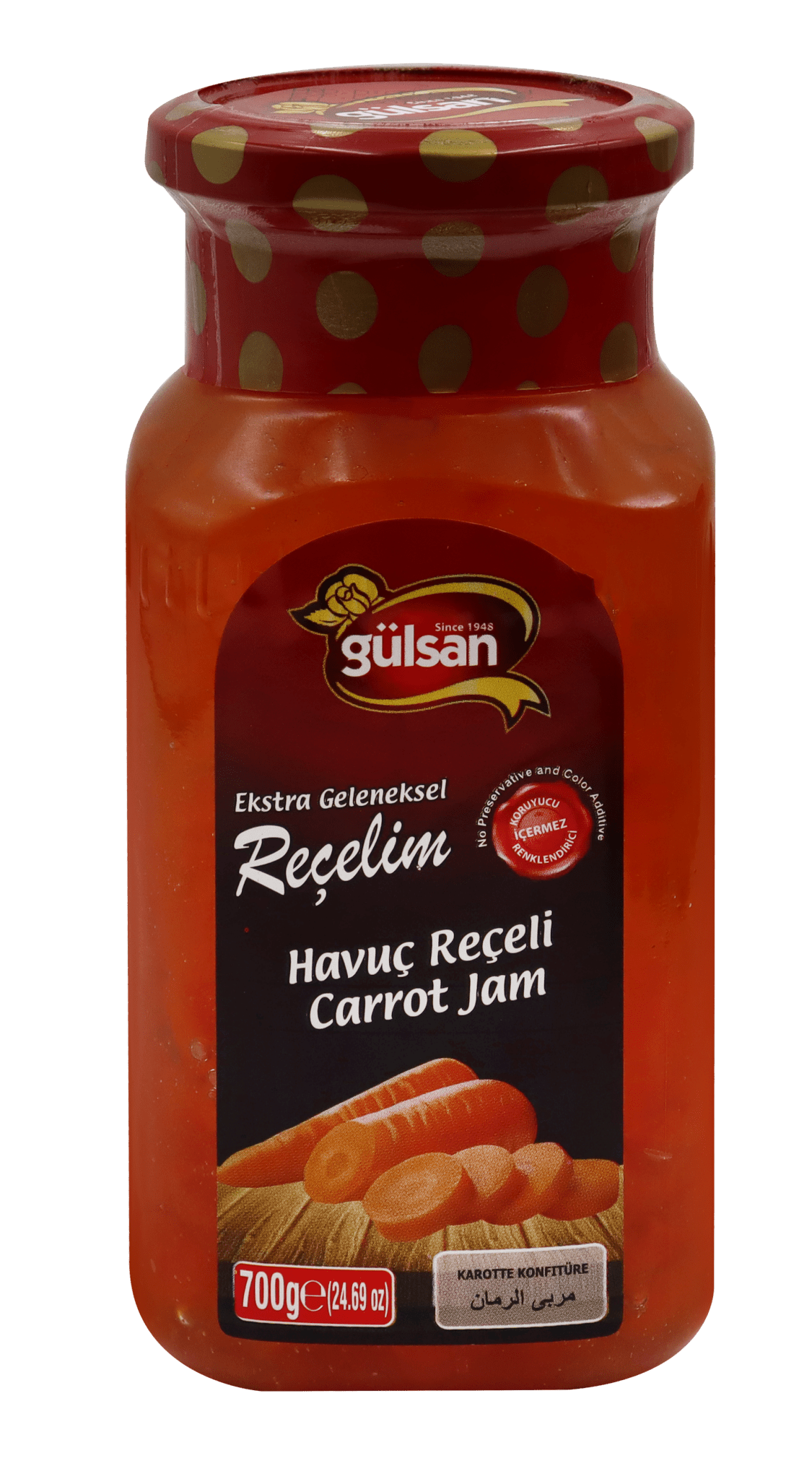 HAVUÇ REÇELİ 700g - gulsangıdab2c