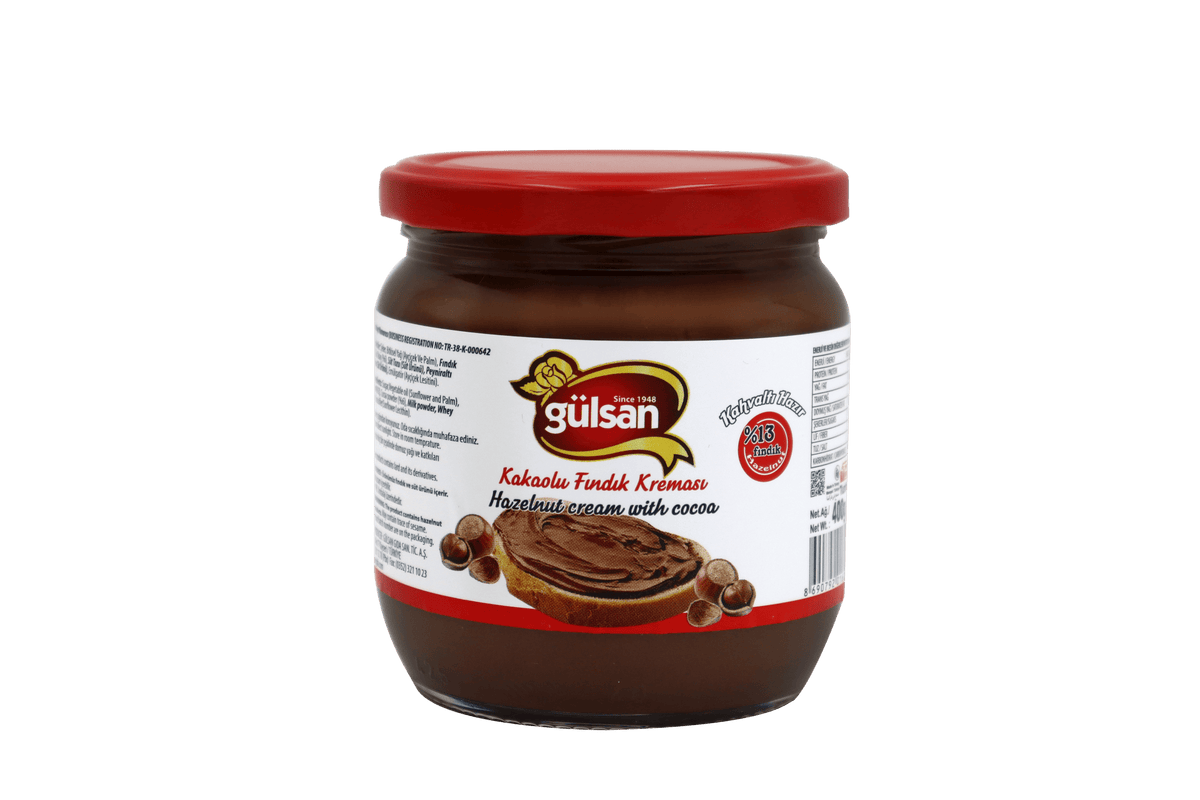 GÜLSAN KAKAOLU FINDIK KREMASI 400g - gulsangıdab2c