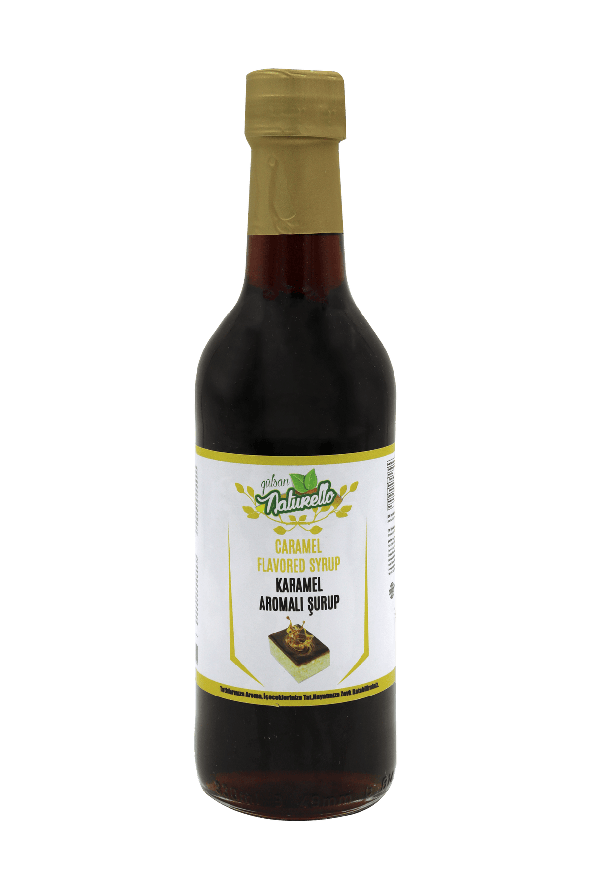 NATURELLO KARAMEL AROMALI ŞURUP 330ml - gulsangıdab2c